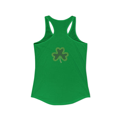 St. Patrick’s Day Tank | "Green Boho Rainbow" Racerback | Lucky Yoga Gear