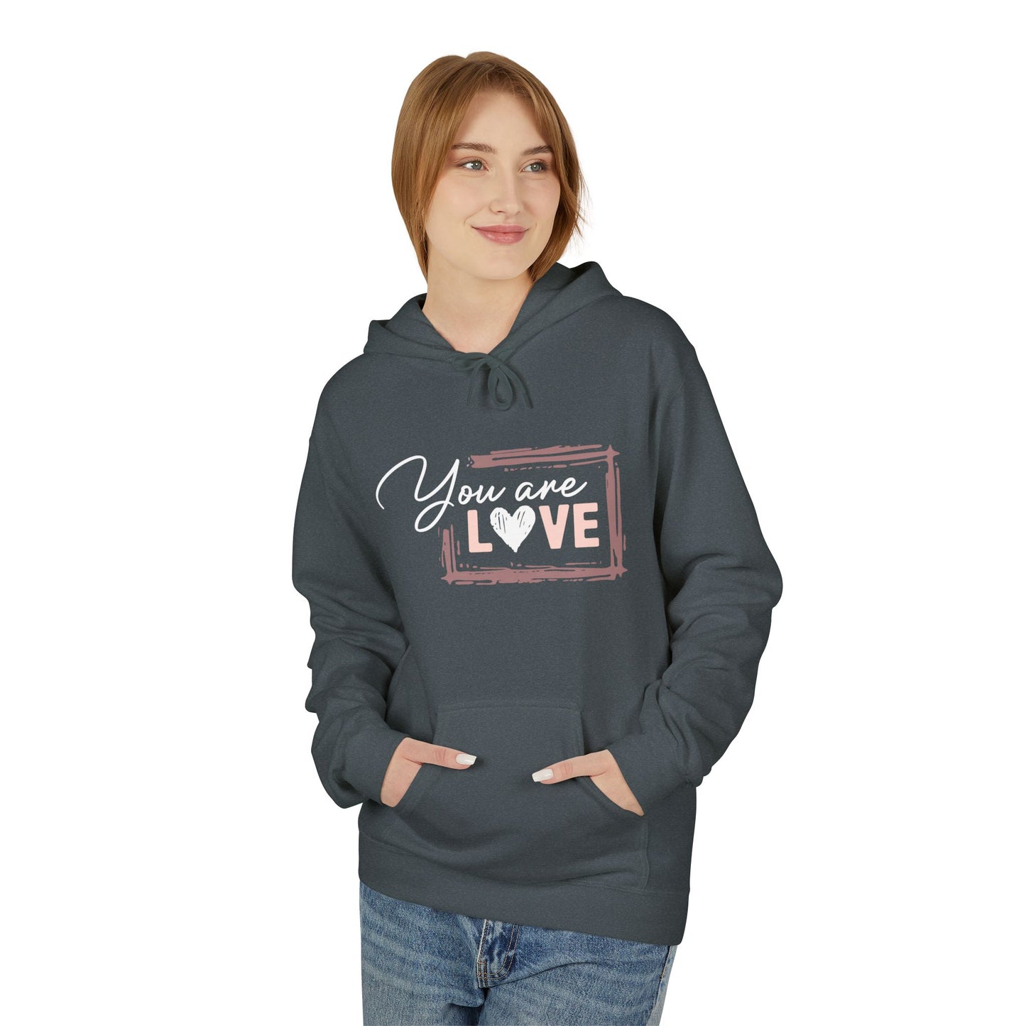 "You Are Love" Unisex Midweight Softstyle Fleece Hoodie