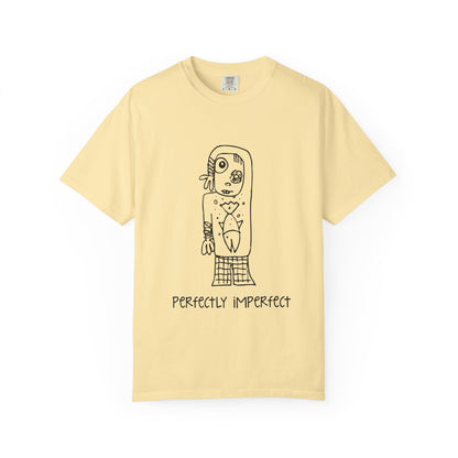 Perfectly Imperfect T-Shirt — Hand-Drawn Self-Love Graphic Tee