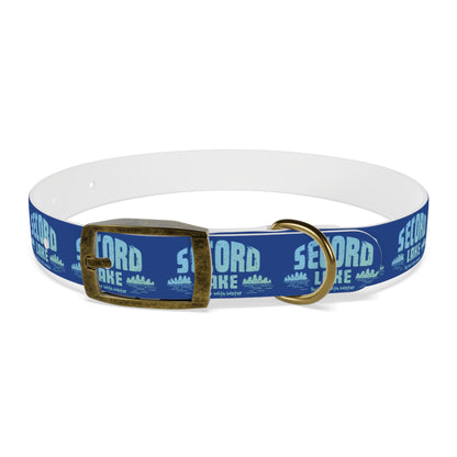 "Secord Lake, Better With Water" Dog Collar
