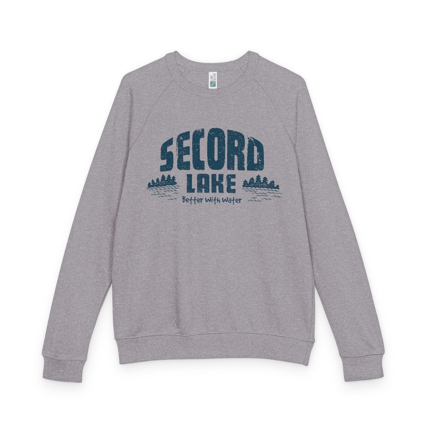 Secord Lake Better with Water — Crewneck Sweatshirt