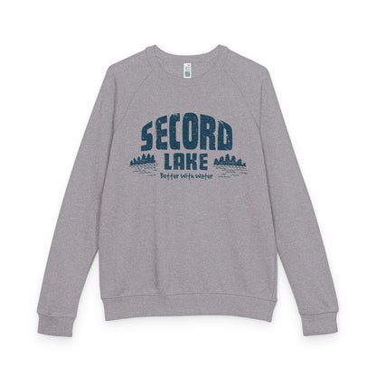 Secord Lake Better with Water — Crewneck Sweatshirt