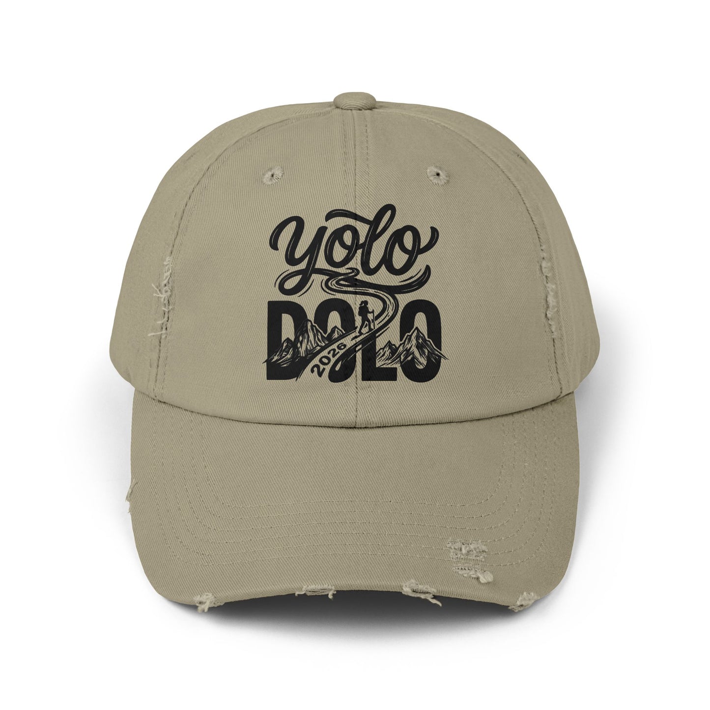 YOLO DOLO – Distressed Baseball Cap