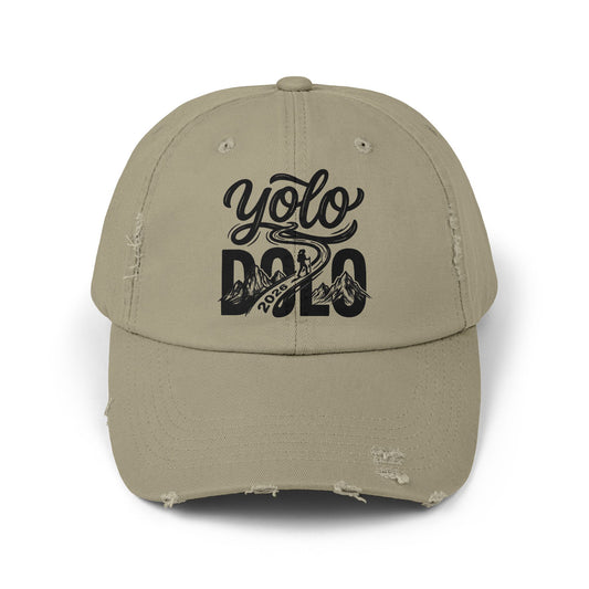 YOLO DOLO – Distressed Baseball Cap