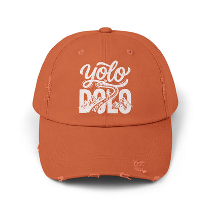 YOLO DOLO – Distressed Baseball Cap