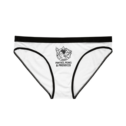 Panties — “Panties, Peaks & Prosecco” Women’s Printed Bikini Briefs
