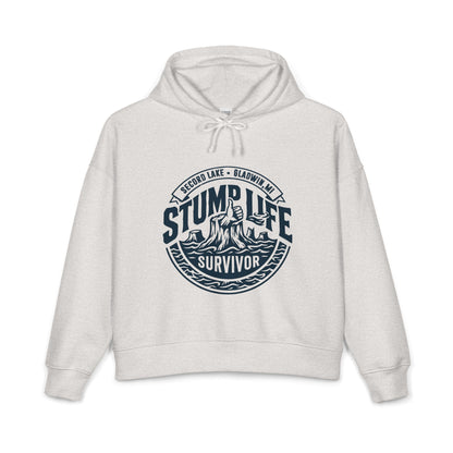 "Stump Life, Secord Lake" Survivor  — Women's Organic Hoodie
