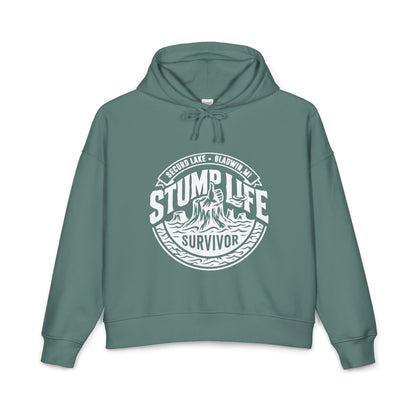 "Stump Life, Secord Lake" Survivor  — Women's Organic Hoodie
