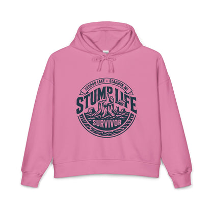 "Stump Life, Secord Lake" Survivor  — Women's Organic Hoodie