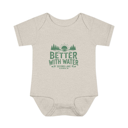 "Better With Water" Infant Bodysuit  Onesie