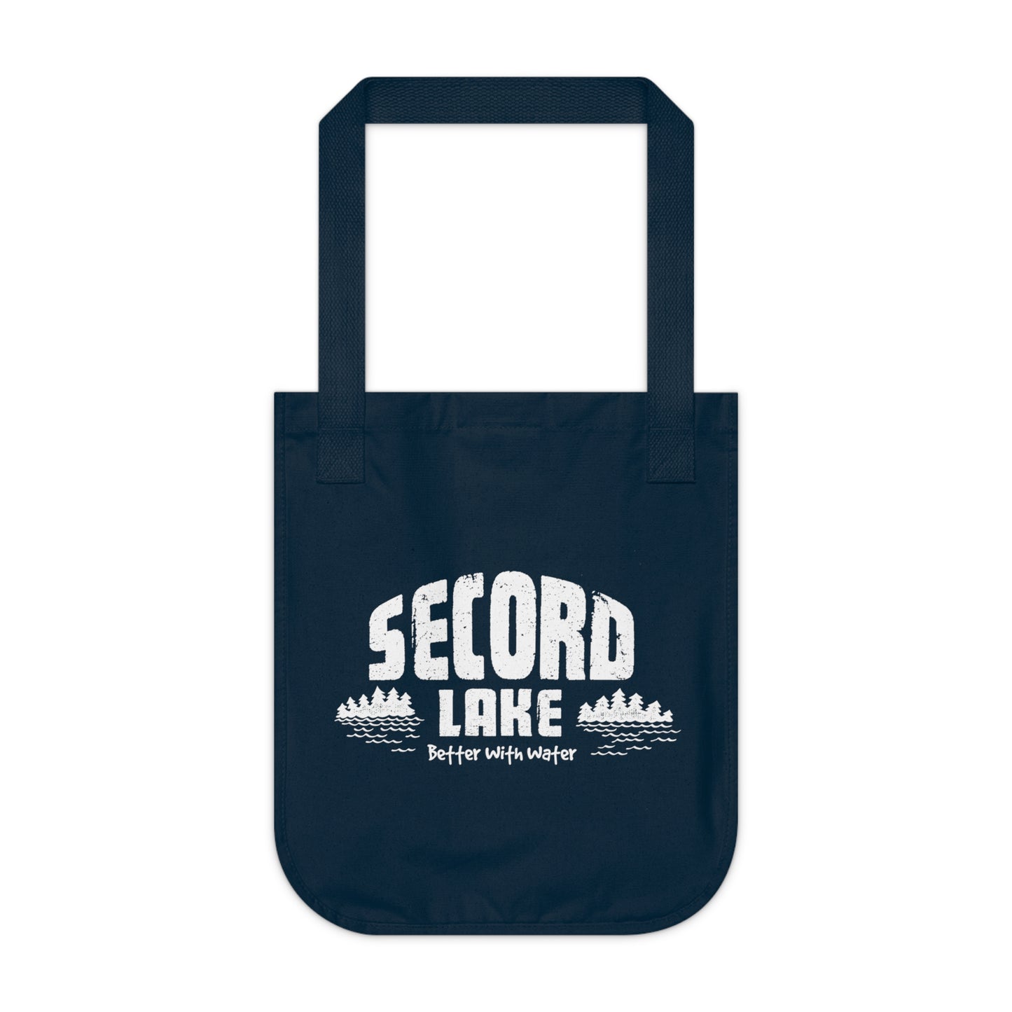 Tote Bag — "Secord Lake" Vintage Camp Tote (Better With Water)