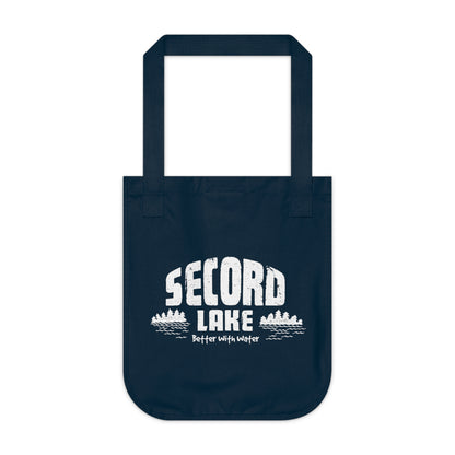 Tote Bag — "Secord Lake" Vintage Camp Tote (Better With Water)