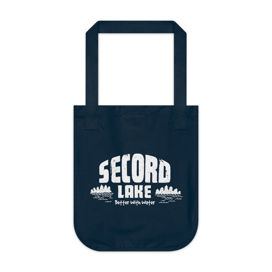 Tote Bag — "Secord Lake" Vintage Camp Tote (Better With Water)