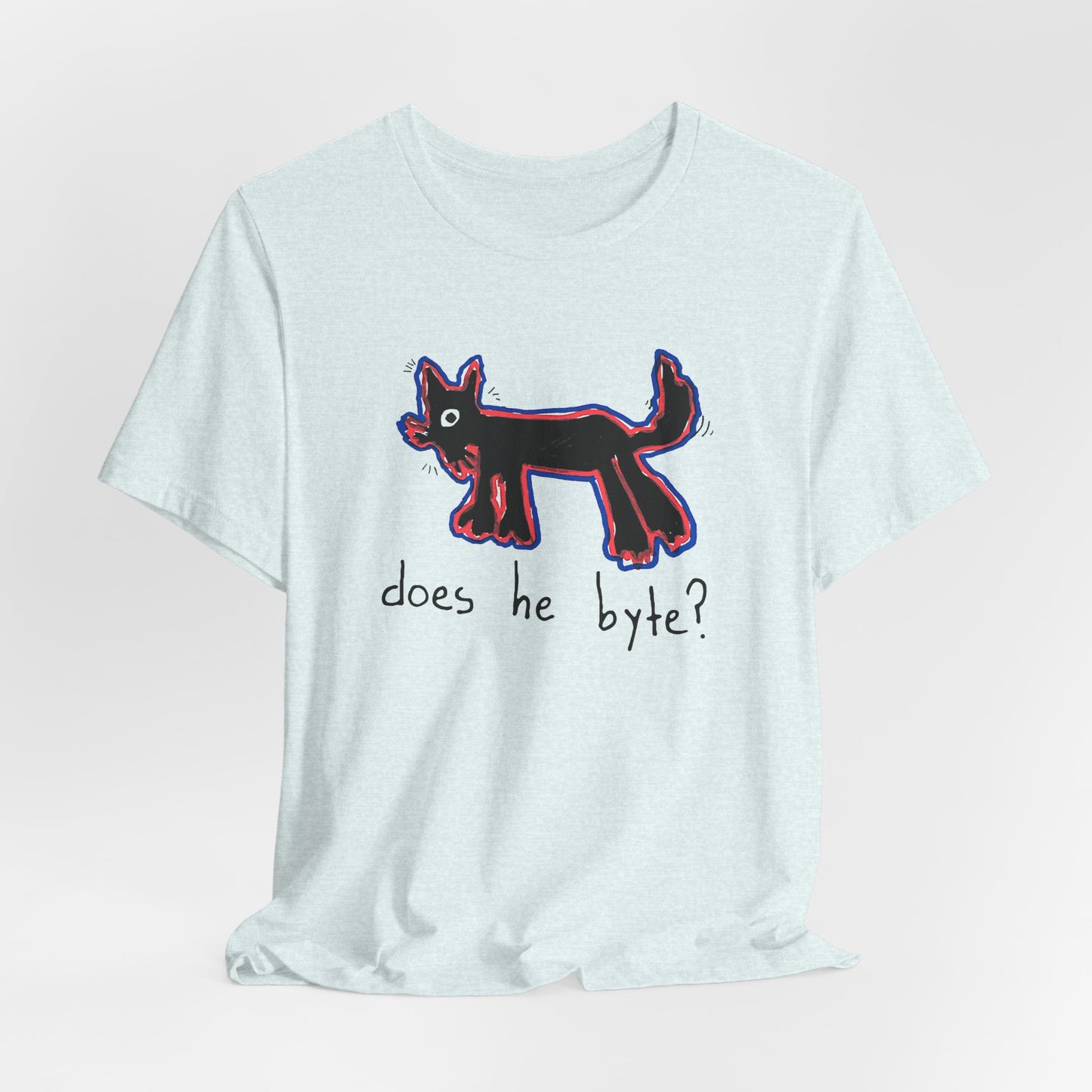 “Does He Byte?”  — Graphic Tee