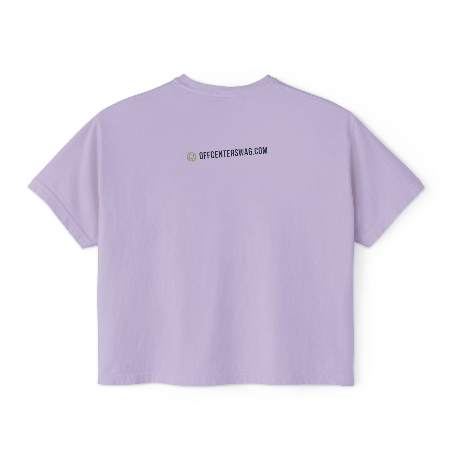 Boxy Tee — 'Slightly Tilted Totally You' Cute Frog Graphic Women's Shirt