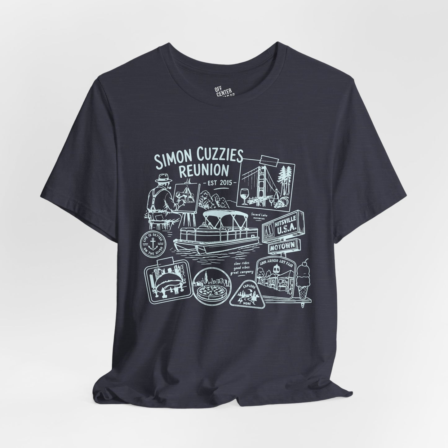 "Cuzzie Reunion" Unisex Jersey Short Sleeve Tee