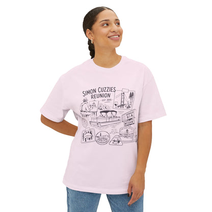 "Cuzzie Reunion" Unisex Oversized Boxy Tee