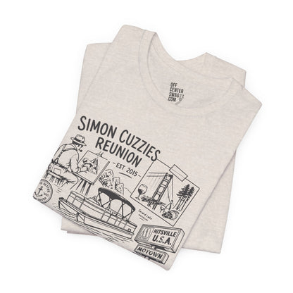 "Cuzzie Reunion" Unisex Jersey Short Sleeve Tee