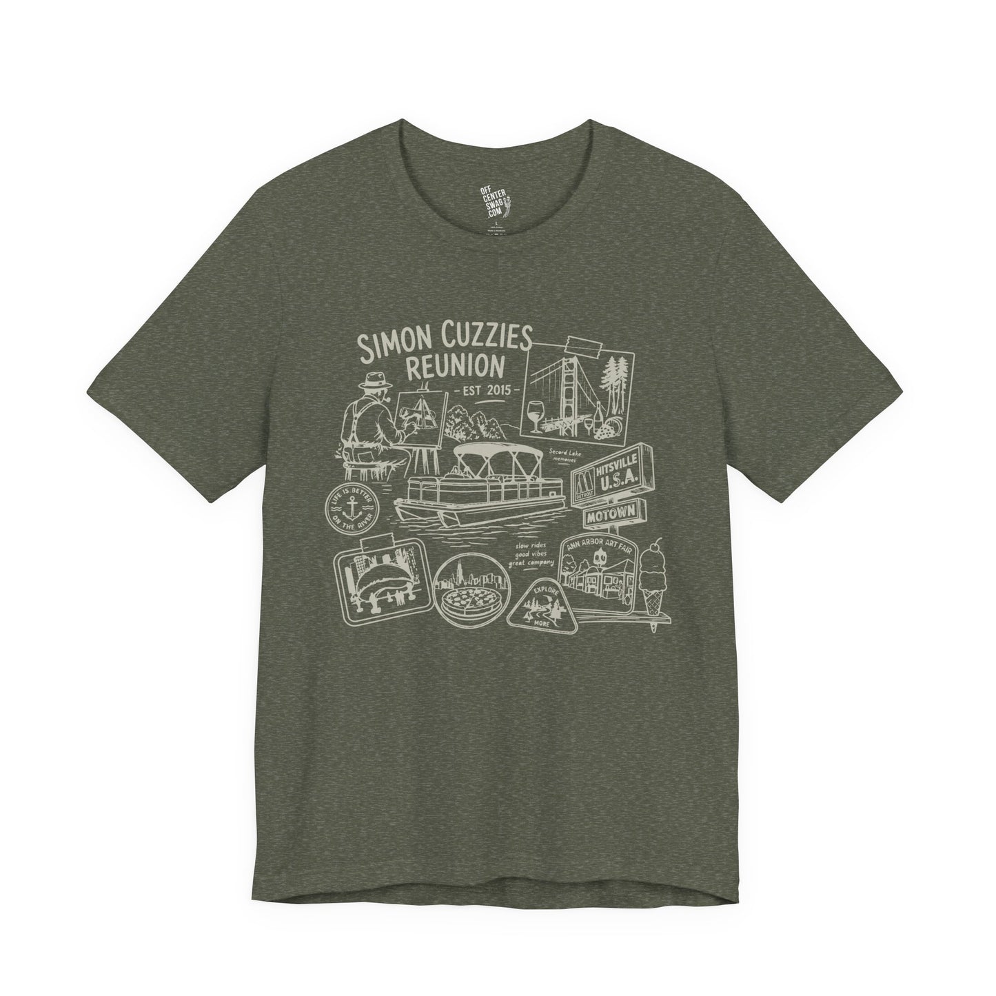 "Cuzzie Reunion" Unisex Jersey Short Sleeve Tee
