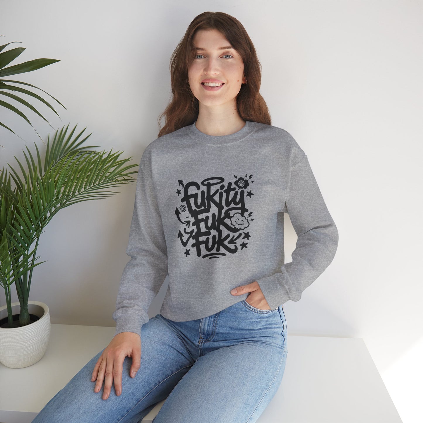 “Fukity Fuk Fuk” Crewneck Sweatshirt