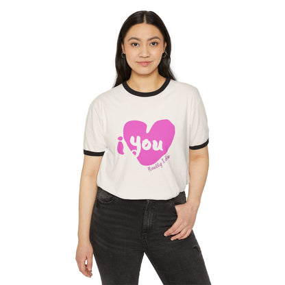"I Love You, Really I Do" Ringer Tee
