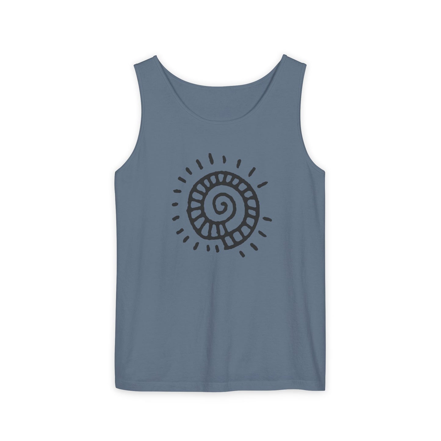"Spiral Sun"  —  Boho Tank Top