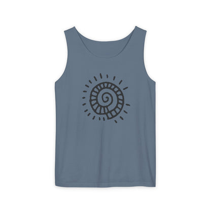 "Spiral Sun"  —  Boho Tank Top