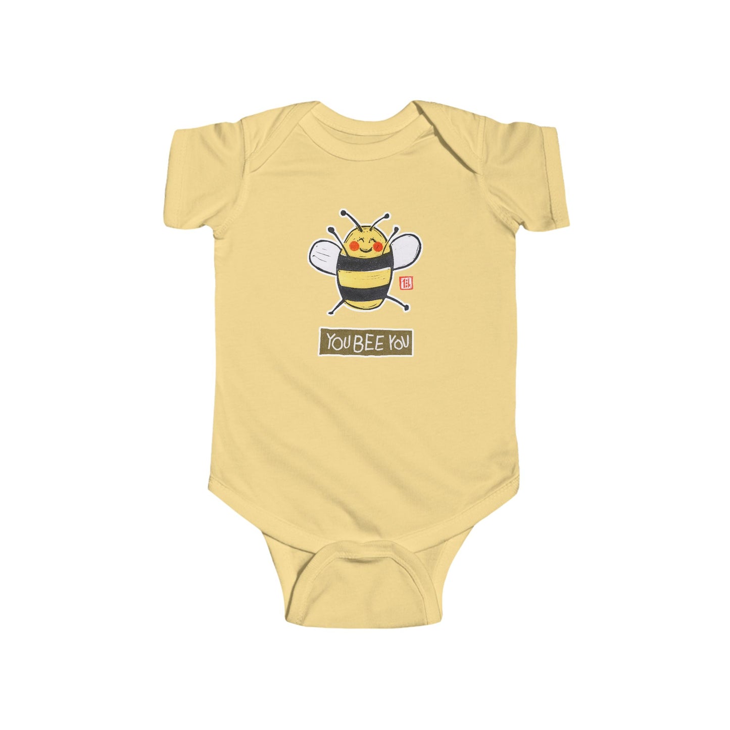 You Bee You Funny Baby Bodysuit | Cute Bumble Bee Cotton One Piece | Soft Infant Outfit