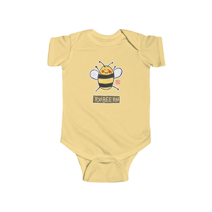You Bee You Funny Baby Bodysuit | Cute Bumble Bee Cotton One Piece | Soft Infant Outfit