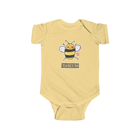 You Bee You Funny Baby Bodysuit | Cute Bumble Bee Cotton One Piece | Soft Infant Outfit