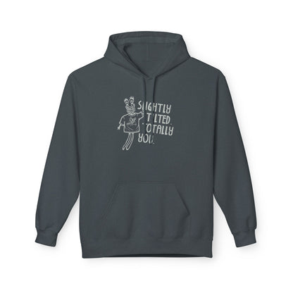 "Slightly Tilted, Totally You" Pullover Hoodie