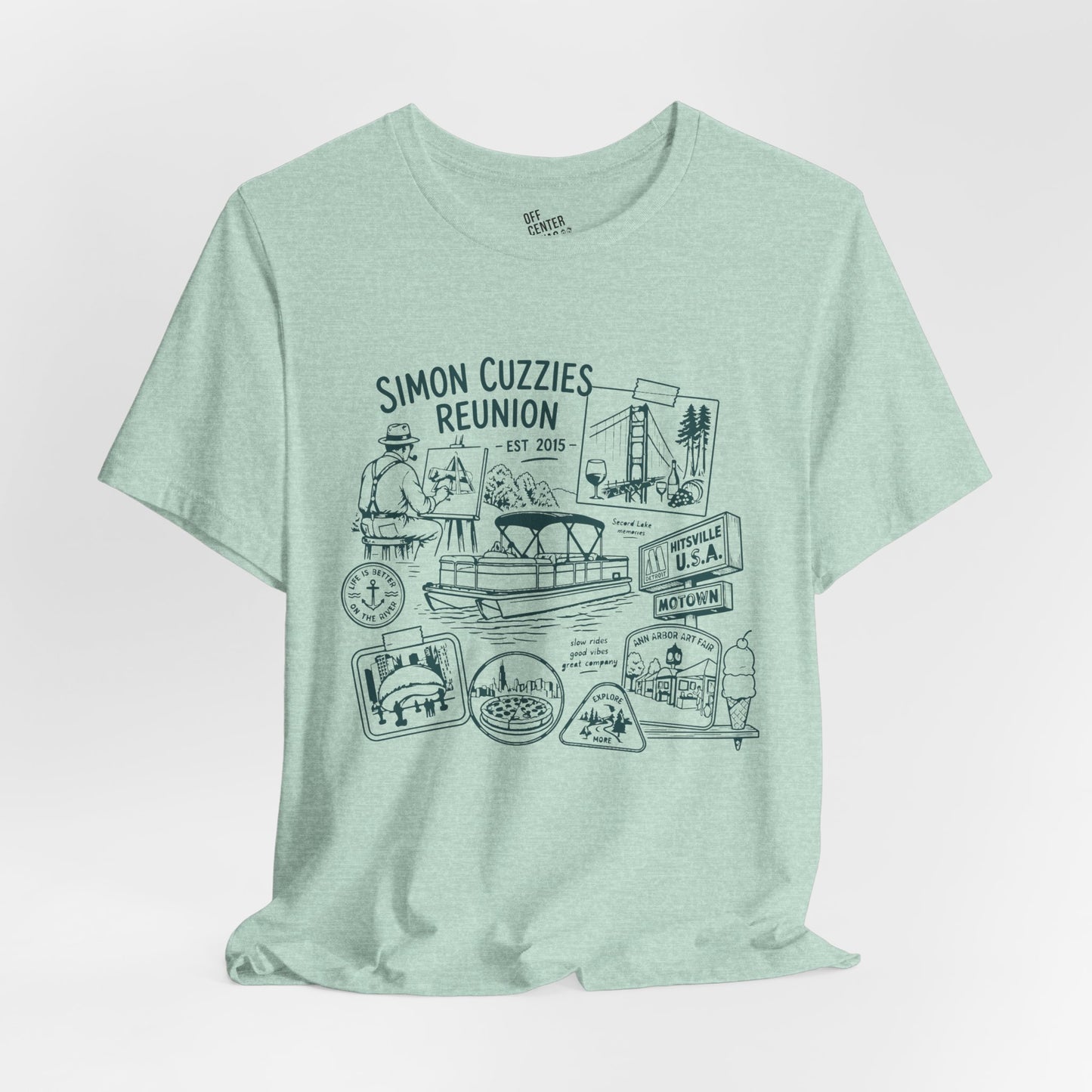"Cuzzie Reunion" Unisex Jersey Short Sleeve Tee