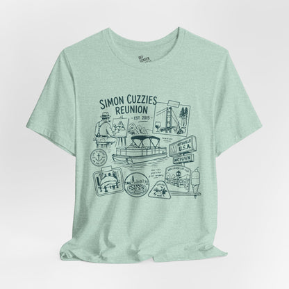 "Cuzzie Reunion" Unisex Jersey Short Sleeve Tee
