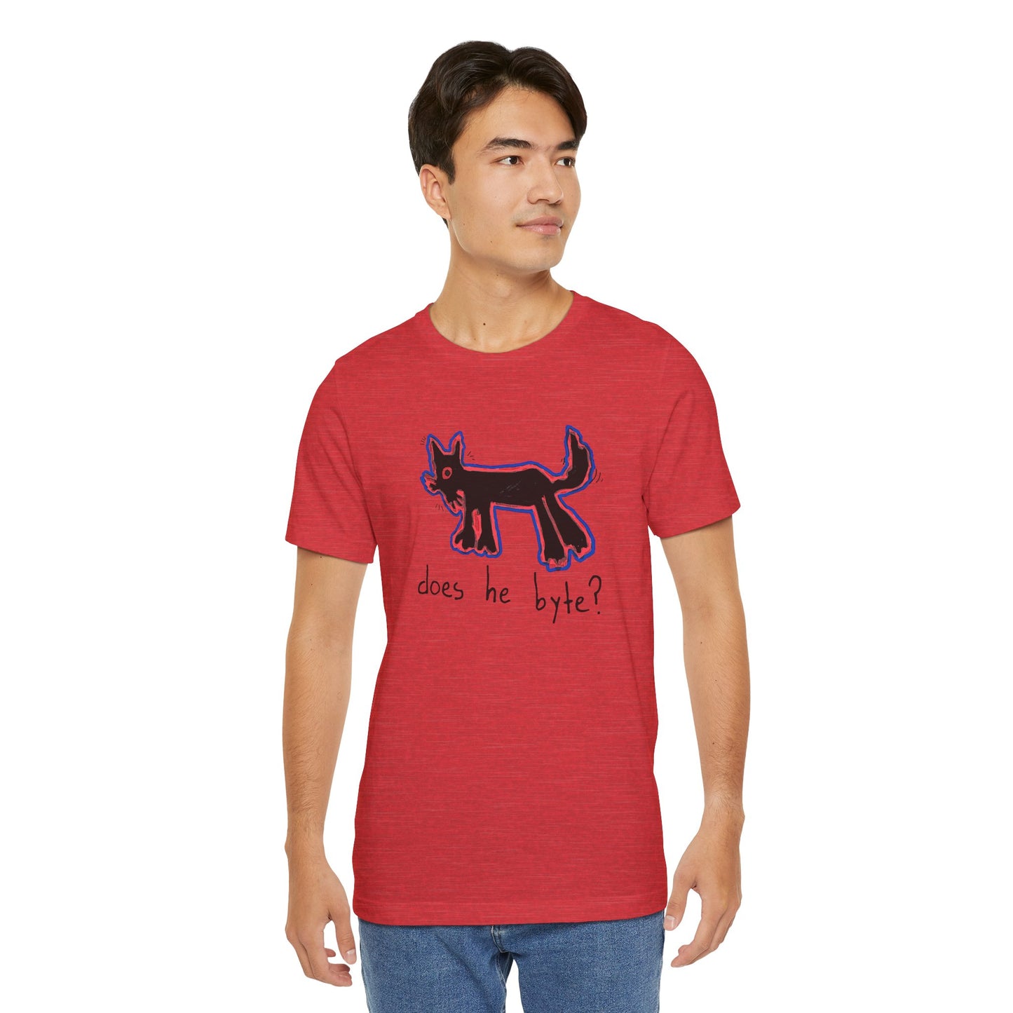 “Does He Byte?”  — Graphic Tee