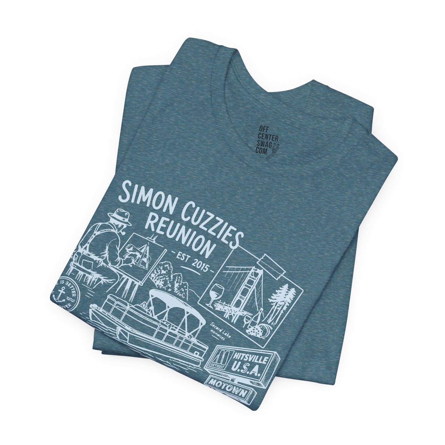 "Cuzzie Reunion" Unisex Jersey Short Sleeve Tee