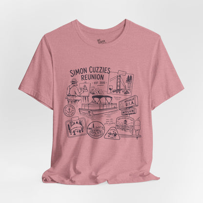 "Cuzzie Reunion" Unisex Jersey Short Sleeve Tee