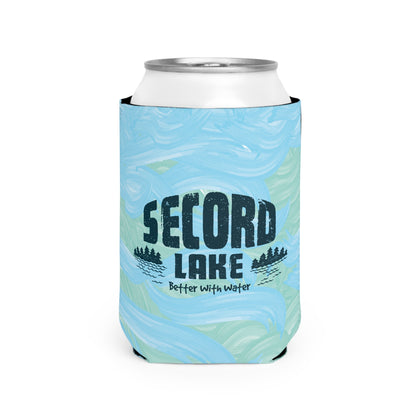 Secord Lake Better with Water Insulated Beer Can Koozie