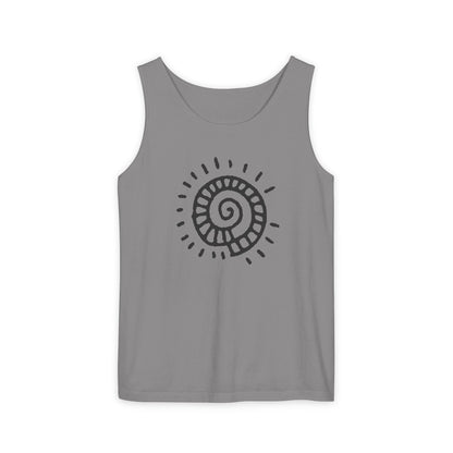 "Spiral Sun"  —  Boho Tank Top