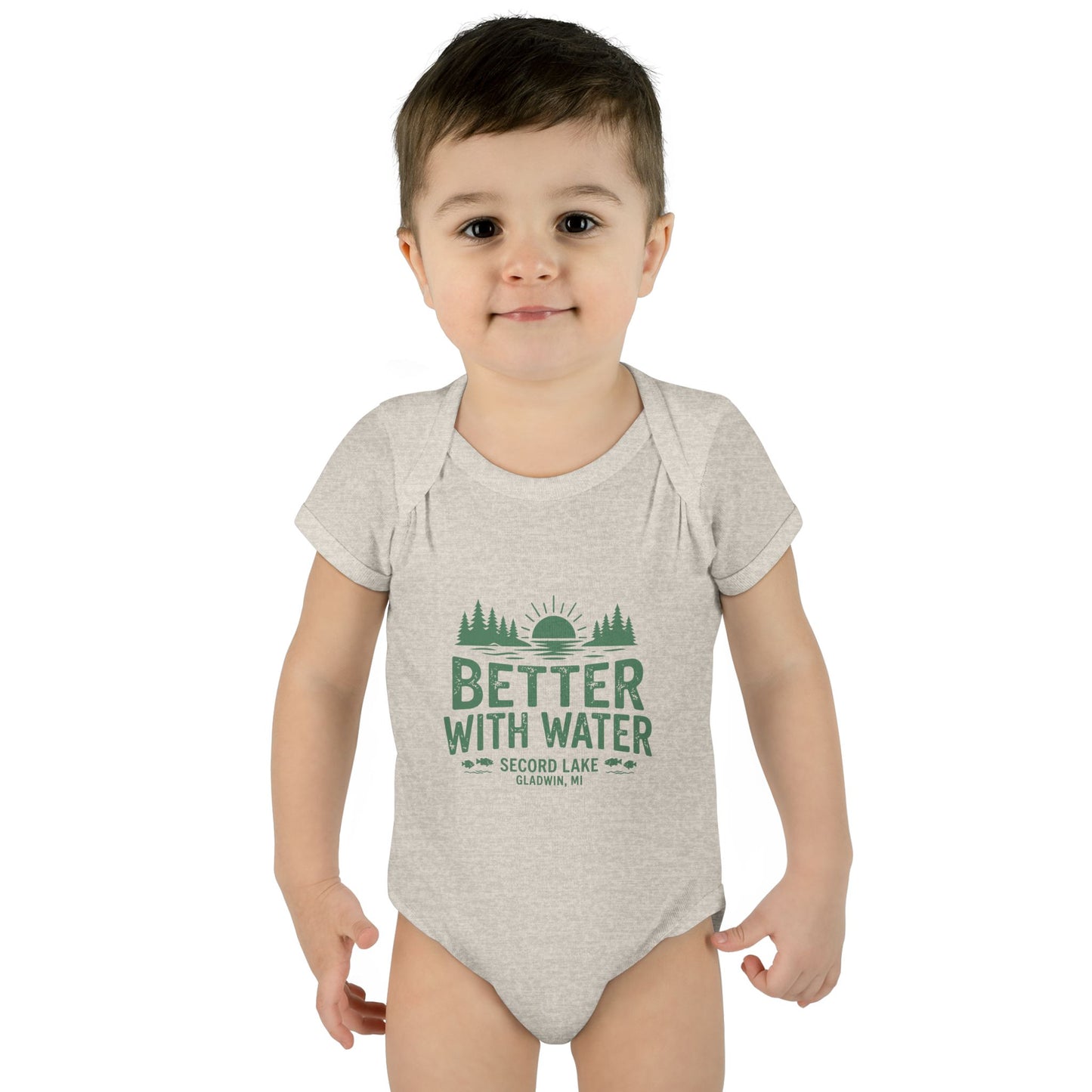 "Better With Water" Infant Bodysuit  Onesie
