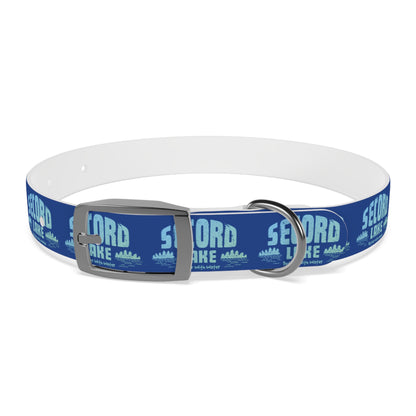 "Secord Lake, Better With Water" Dog Collar