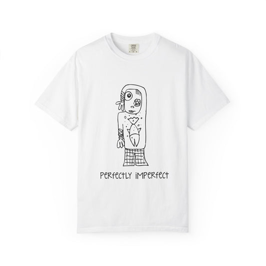 Perfectly Imperfect T-Shirt — Hand-Drawn Self-Love Graphic Tee