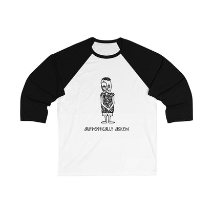 "Authentically Askew" Unisex Baseball Tee