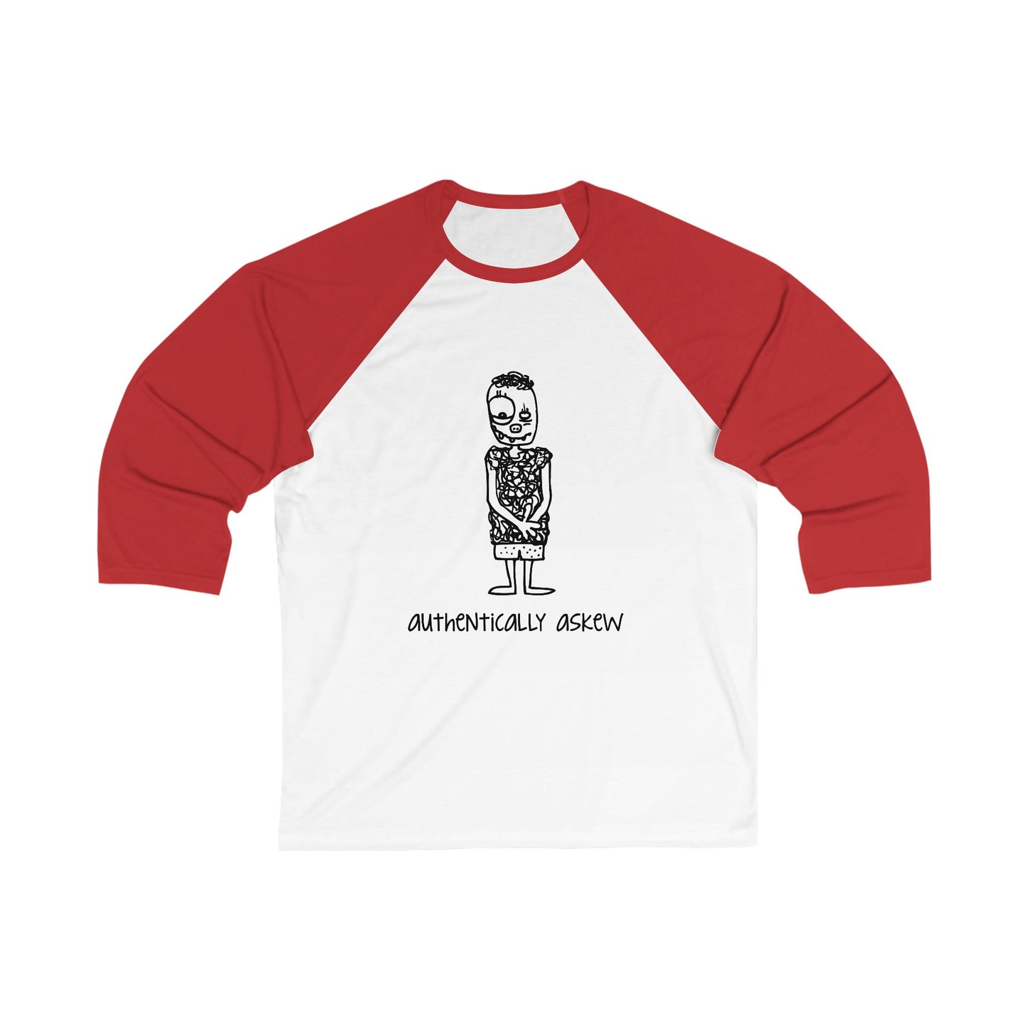 "Authentically Askew" Unisex Baseball Tee