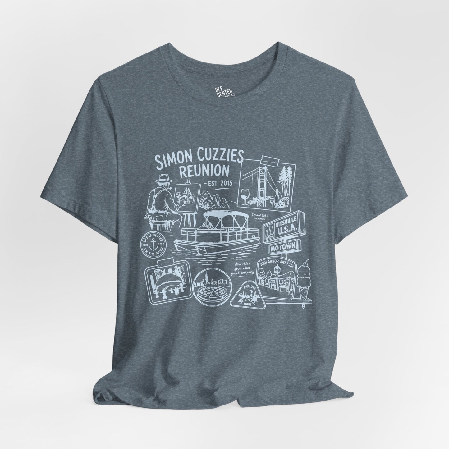 "Cuzzie Reunion" Unisex Jersey Short Sleeve Tee
