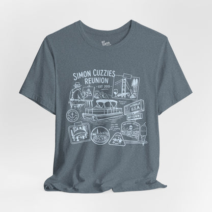 "Cuzzie Reunion" Unisex Jersey Short Sleeve Tee