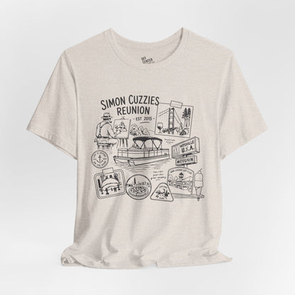 "Cuzzie Reunion" Unisex Jersey Short Sleeve Tee