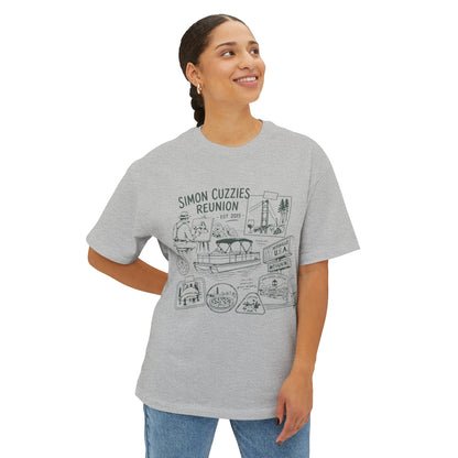 "Cuzzie Reunion" Unisex Oversized Boxy Tee