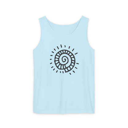 "Spiral Sun"  —  Boho Tank Top