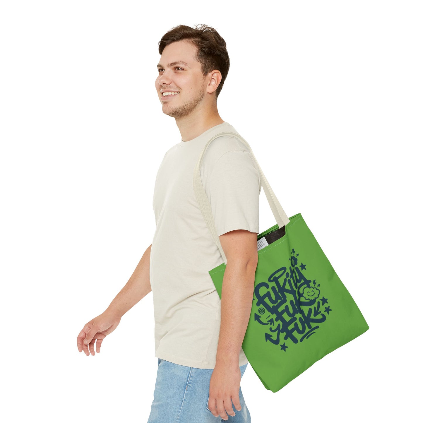 Tote Bag — Hand-Drawn Funky Lettering Graphic Tote