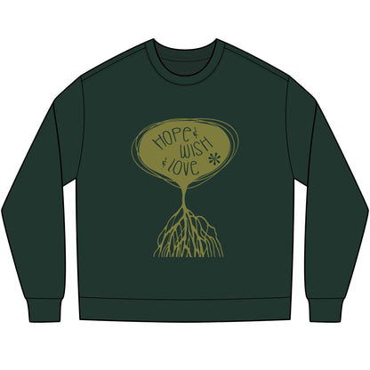 "Hope & Wish & Love" Bella + Canava Long Sleeve Tee